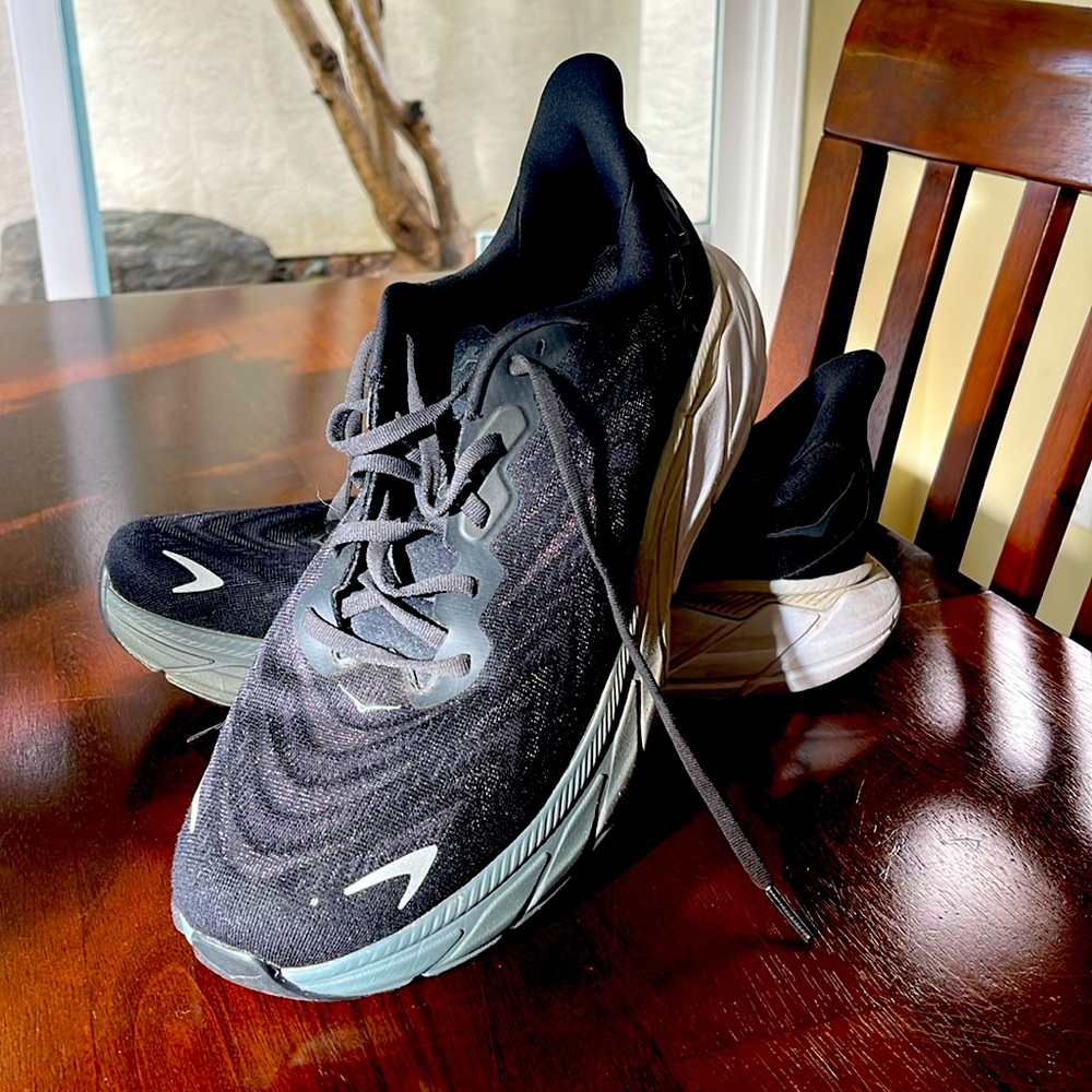 Hoka sneakers worn only a handful of times.